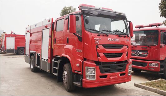 江特牌JDF5172GXFPM60/Q6型泡沫消防車