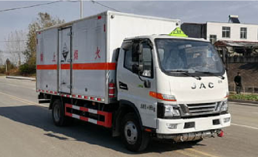 江淮駿鈴腐蝕性物品廂式運輸車